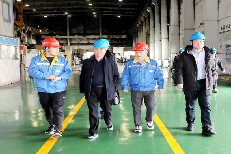 2024年 1月30日，浙江省经信厅机关党委二级巡视员孙自强莅临888集团纸业开展岁末年初安全生产督导