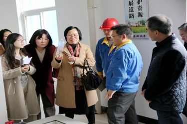 2019年3月8日，时任浙江省水利厅水资源管理处副调研员沈仁英莅临888集团调研指导